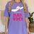Educated Women Graduation Shirt Women's Comfort Colors T-Shirt Violet