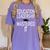 Education Leadership Masters Graduation Shirt Women's Comfort Colors T-Shirt Violet