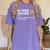 Eighth Grade Teacher Graduation Shirts Gifts Funny Saying Women's Comfort Colors T-Shirt Violet