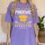 Elementary School Graduation 2021 Degree Graduate Women's Comfort Colors T-Shirt Violet