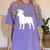 English Mastiff Graduation Dog Graduate Women's Comfort Colors T-Shirt Violet