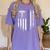 Family Nurse Practitioner Flag FNP Nursing Graduation Women's Comfort Colors T-Shirt Violet