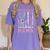 My Favorite Airman Calls Me Mama Airman Graduation Mom Women's Comfort Colors T-Shirt Violet