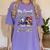 My Favorite Soldier Calls Me Aunt US Army Graduation Aunt Women's Comfort Colors T-Shirt Violet