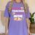 My Favorite Teacher Calls Me Mom Graduation Women's Comfort Colors T-Shirt Violet