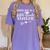 Fifth Grade Graduation Dad Shirt Proud Dad Fifth Grader Women's Comfort Colors T-Shirt Violet