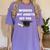 Finance Accounting Graduation Shirt Worked My Assets Off Women's Comfort Colors T-Shirt Violet