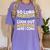 First Day School 7th Grade 6th Grade Graduation Women's Comfort Colors T-Shirt Violet