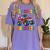 First Grade Graduation Monster Truck 1st Grade Graduate Women's Comfort Colors T-Shirt Violet