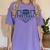 Football Senior Night Football Senior 2025 Graduation 44 Women's Comfort Colors T-Shirt Violet
