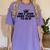 Only Four More Years To Go Middle School Graduation Women's Comfort Colors T-Shirt Violet