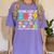 Future Class Of 2029 I Survived Passed 5th Grade Graduation Women's Comfort Colors T-Shirt Violet