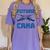 Future CRNA Nurse Anesthetist Student Nursing RN Graduation Women's Comfort Colors T-Shirt Violet