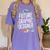 Future Graphic Er Graduation School Toddler Women Men Women's Comfort Colors T-Shirt Violet