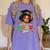 Future HBCU Grad Girl Kids Graduation HBCU College Women's Comfort Colors T-Shirt Violet