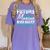 FUTURE MARINE BIOLOGIST MAKING WAVES Graduation T-Shirt Women's Comfort Colors T-Shirt Violet