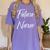 Future Nurse Shirt Cute Graduation Grad Women's Comfort Colors T-Shirt Violet