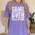 Game Over Class Of 2019 Graduation Senior T-Shirt Women's Comfort Colors T-Shirt Violet