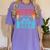 Game Over Class Of 2024 Shirt Students Graduation Women's Comfort Colors T-Shirt Violet