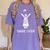 Game Over Graduate Gaming Graduation Cap Class Of 2018 Tee Women's Comfort Colors T-Shirt Violet