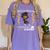 Girl Magic Graduate Kindergarten Graduation 2023 Women's Comfort Colors T-Shirt Violet