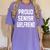 Girlfriend Graduation Party SEN19R Shirt Senior 2019 T-Shirt Women's Comfort Colors T-Shirt Violet