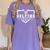 Golf Senior Night Golf Senior 2025 Graduation 6 Women's Comfort Colors T-Shirt Violet