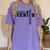 Golf Senior Night Golf Senior 2025 Graduation 63 Women's Comfort Colors T-Shirt Violet