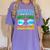 Goodbye 5th Grade Graduation To 6th Grade Hello Summer Kids Women's Comfort Colors T-Shirt Violet