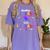 Goodbye 5th Grade Graduation Class Of 2023 Hello 6th Grade Women's Comfort Colors T-Shirt Violet