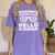 Goodbye Kindergarten Hello Summer Shirt Boy Girl Graduation Women's Comfort Colors T-Shirt Violet