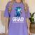 Grad Class Of 2025 Boys Shark Graduation Graduated Women's Comfort Colors T-Shirt Violet