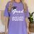 Grad Squad Cute Graduation Women's Comfort Colors T-Shirt Violet