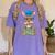 Graduate Kangaroo Class Of 2025 Kids Graduation Women's Comfort Colors T-Shirt Violet