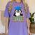 Graduate Penguin Class Of 2025 Kids Graduation Women's Comfort Colors T-Shirt Violet