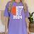 Graduate Senior Class Of 2024 Basketball Player Graduation Women's Comfort Colors T-Shirt Violet