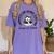I Graduated Can I Go Back To Bed Now 2024 Graduation Panda Women's Comfort Colors T-Shirt Violet