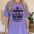 I Graduated Can I Go Back To Bed Class Of 2022 Graduation Women's Comfort Colors T-Shirt Violet