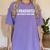 Graduated Can Go Back Bed Now High School College Graduation Women's Comfort Colors T-Shirt Violet