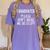 I GRADUATED Please Don’t Make Me Do Stuff Graduation Women's Comfort Colors T-Shirt Violet