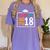 Graduation 2018 Class Of 2018 2K18 Tshirt Women's Comfort Colors T-Shirt Violet