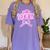 Graduation 2026 Senior 2026 Class Of 2026 Coquette Pink Girl Women's Comfort Colors T-Shirt Violet