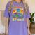 Graduation 3rd Grade Monster Truck Boys I Crushed Grad Women's Comfort Colors T-Shirt Violet