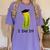 Graduation Cap Wearing Big Dill Pickle I Did It Graduate Fun Women's Comfort Colors T-Shirt Violet