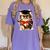 Graduation Cat Class Of 2023 Women's Comfort Colors T-Shirt Violet