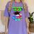 Graduation Class 2018 Cap Gown Shirt Preschool Graduate Women's Comfort Colors T-Shirt Violet
