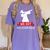 Graduation Class 2018 Dabbing College Grad Shirt Women's Comfort Colors T-Shirt Violet