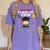 Graduation Class Of 2018 Game Over 8-Bit Gamer Women's Comfort Colors T-Shirt Violet
