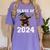 Graduation Class Of 2024 Bigfoot Graduated Seniors 2024 Women's Comfort Colors T-Shirt Violet