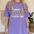 Graduation Class Of 2026 Senior Mom 2026 Women's Comfort Colors T-Shirt Violet